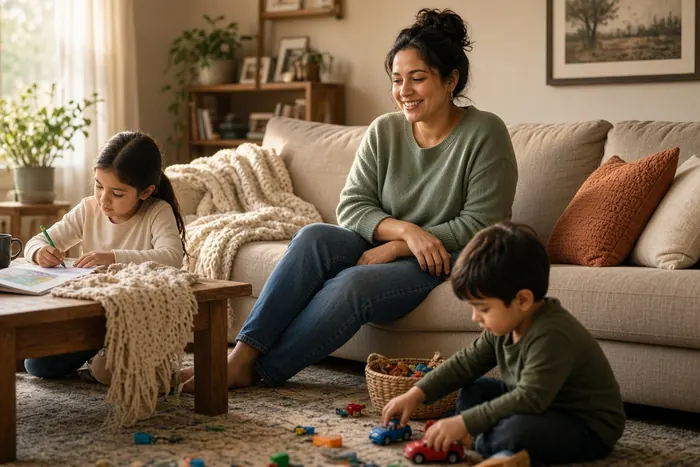 Relaxed homeowner at home after a hassle-free cash sale